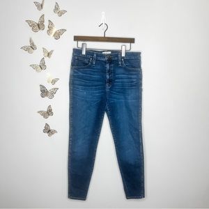MADEWELL | 10” High Rise Blue Skinny Denim Jeans